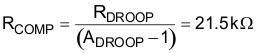 load-line slope the load-line slope is set by resistor, r droop